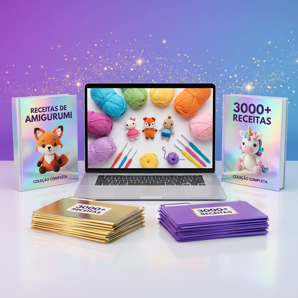 Mockup 3D - Coleção 3.000 Receitas